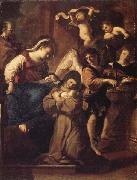 Giovanni Francesco Barbieri Called Il Guercino The Vistion of St.Francesca Romana Sweden oil painting reproduction